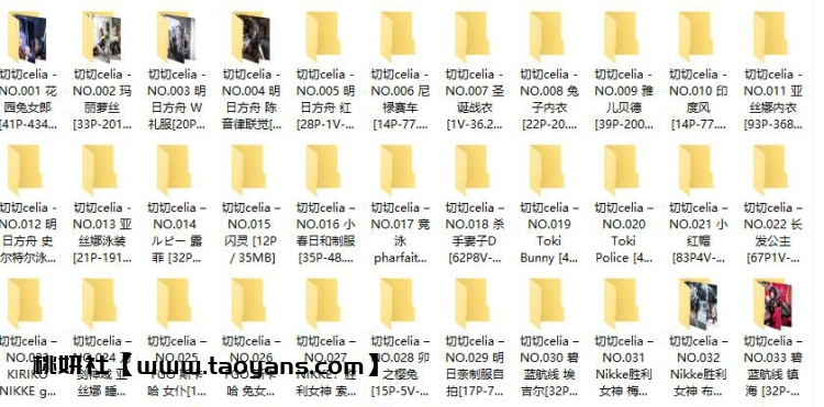 845、切切celia – 全套33期&随包视频[6.5G]
