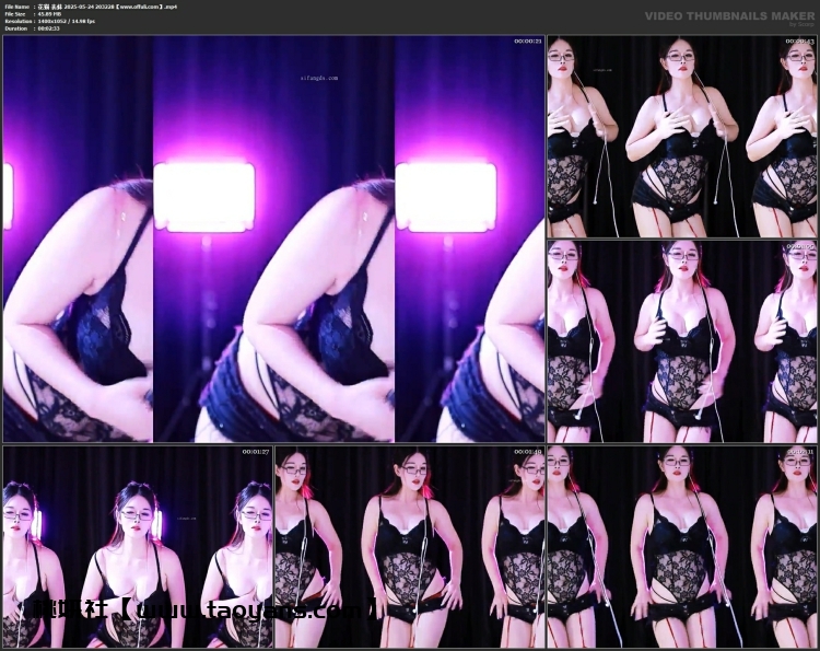 1304、花猫直播精选舞蹈合集[90v7.2G]