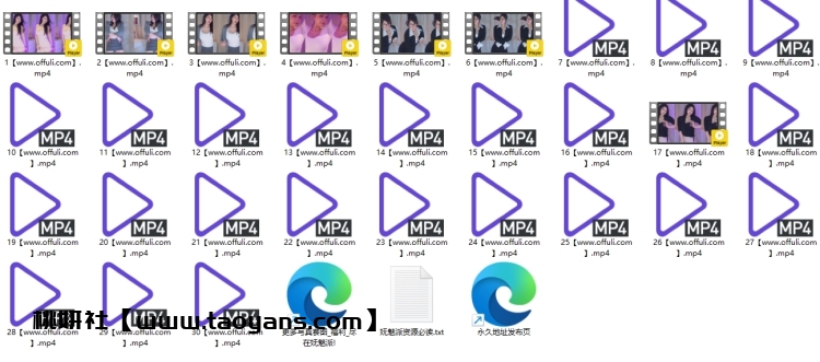 1316、漂漂直播水林酱精选舞蹈合集[30v2.6G]